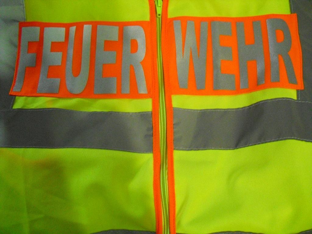 WARNWESTE EXTRA GROSS - NEONGELB - EN471 - mit Beschriftung - Helpi-Shop -  Der Feuerwehrshop