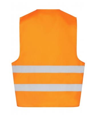 Warnweste Kinder - Kinderwarnweste 45x45cm, Sicherheitsweste für bessere  Sichtbarkeit bei Tag und Nacht, Reflektorweste für Weg zur Schule